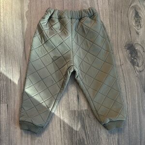 Wheat Thermo Quilted Pants